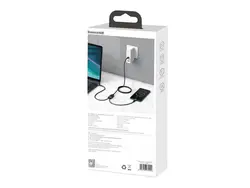 کابل دوکاره دوسر تایپ سی فست شارژ بیسوس Flash Series One-for-two Fast Charging Data Cable 1.5m CA1T2-C01 - شمرون شاپ