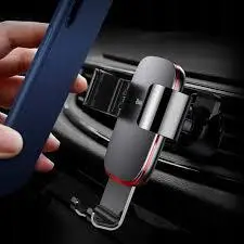 پایه نگهدارنده گوشی بیسوس Baseus Metal Age Gravity Outlet Car Mount SUYL-D01 مشکی - شمرون شاپ