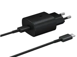 شارژر اصلی سوپرفست سامسونگ با کابل تایپ سی Samsung Travel Adapter Charging EP-TA800 25W - شمرون شاپ