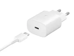 شارژر اصلی سوپرفست سامسونگ با کابل تایپ سی Samsung Travel Adapter Charging EP-TA800 25W - شمرون شاپ