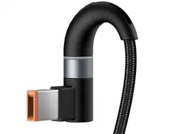 کابل شارژ مغناطیسی سوزنی لپ تاپ لنوو بیسوس Baseus Zinc Lenovo Type-C to DC Round Port (7.9*5.5mm) 2m - شمرون شاپ