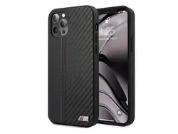 قاب فیبر کربن و چرم آیفون 12 و 12 پرو طرح بی ام و ام3 CG Mobile iphone 12/12 Pro BMW M3 Carbon Fiber & Leather Case - شمرون شاپ