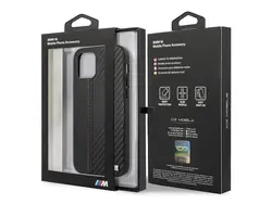 قاب فیبر کربن و چرم آیفون 12 و 12 پرو طرح بی ام و ام3 CG Mobile iphone 12/12 Pro BMW M3 Carbon Fiber & Leather Case - شمرون شاپ