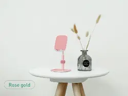 پایه نگهدارنده رومیزی گوشی و تبلت بیسوس (نقره ای) Baseus Literary Youth Desktop Telescopic Holder - شمرون شاپ