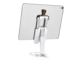 پایه نگهدارنده رومیزی تبلت و گوشی هوکو (سفید) Hoco S28 Folding Desktop Stand - شمرون شاپ