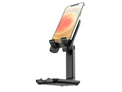 پایه نگهدارنده رومیزی تبلت و گوشی هوکو (سفید) Hoco S28 Folding Desktop Stand - شمرون شاپ
