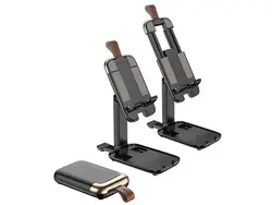 پایه نگهدارنده رومیزی تبلت و گوشی هوکو (سفید) Hoco S28 Folding Desktop Stand - شمرون شاپ