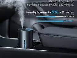 دستگاه بخور و رطوبت‌ساز بیسوس Baseus Water Window Digital Display CAR HUMIDIFIER CRJSQ02-01 -