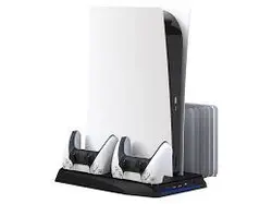 پایه خنک کننده بازی و شارژر چندمنظوره پورودو Porodo Multi-Fanction Cooling and Charghing HUB PDX114-WH - شمرون شاپ