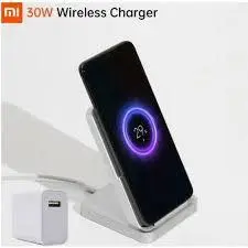 استند شارژر وایرلس سریع رومیزی شیائومی Xiaomi Vertical Air-Cooled Wireless Charger 30W - شمرون شاپ