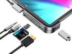 هاب آداپتور چندکاره تایپ سی بیسوس Baseus Bolt 6in1 Type C Multifunctional Hub - شمرون شاپ