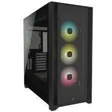 کیس کامپیوتر کورسیر CASE CORSAIR iCUE 5000X RGB Tempered Glass Black - شمرون شاپ