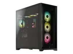 کیس کامپیوتر کورسیر CASE CORSAIR iCUE 5000X RGB Tempered Glass Black - شمرون شاپ