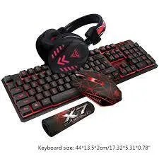 ست کیبورد و موس و هدفون گیمینگ RGB برند 198i مدل K59 - شمرون شاپ