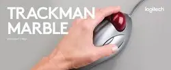 ماوس لاجیتک مدل Trackman Marble - شمرون شاپ