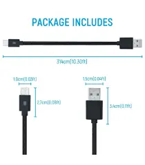 کابل شارژ USB تایپ C - سه متر - شمرون شاپ