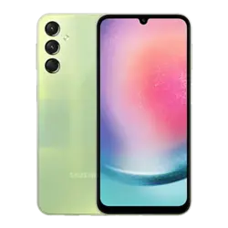 گوشی موبايل سامسونگ مدل Galaxy A24 ظرفیت 128 گیگابایت رم 6گیگابایت (لیمویی) به همراه گلس