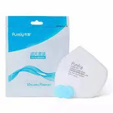 ماسک فیلتردار 10 تایی Purely شیائومی Xiaomi Purely Air Purifying Respirator Mask Replacement Filter