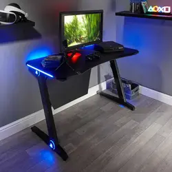 میز گیمینگ ایکس راکر X Rocker PlayStation Borealis Led Gaming Desk - شمرون شاپ