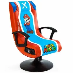 صندلی گیمینگ ایکس راکر X Rocker RGB Gaming Chair Super Mario BLUE/RED