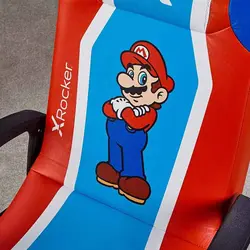 صندلی گیمینگ ایکس راکر X Rocker RGB Gaming Chair Super Mario BLUE/RED