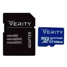 کارت میکرو SD وریتی - 128 گیگابایت با آداپتور - شمرون شاپ