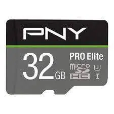 کارت میکرو اس دی PNY Pro Elite به همراه آداپتور - ظرفیت 32 گیگابایت - شمرون شاپ