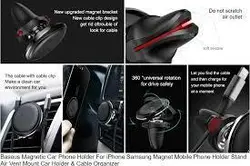 پایه نگهدارنده مغناطیسی مدل SUGX-A01 Magnetic Air Vent Car Mount Holder برند Baseus - شمرون شاپ