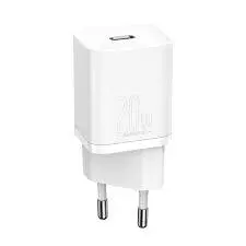 شارژر دیواری فست شارژ بیسوس Baseus Super Si Quick Charger 1C 20W CCSUP-B02 توان 20 وات - شمرون شاپ