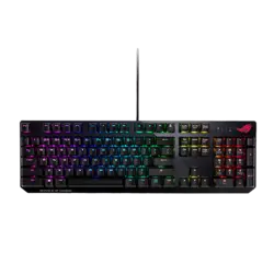 کیبورد گیمینگ ایسوس Keyboard Gaming Asus ROG STRIX SCOPE Full Mechanical Keyboard Cherry MX Red - شمرون شاپ