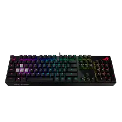 کیبورد گیمینگ ایسوس Keyboard Gaming Asus ROG STRIX SCOPE Full Mechanical Keyboard Cherry MX Red - شمرون شاپ