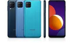 سامسونگ گلکسی M12 ظرفیت 128 گیگ 4 گیگ رم (آبی سبز)-Samsung Galaxy M12 128GB (Blue Green) به همراه گلس