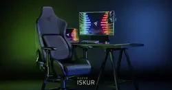 صندلی گیمینگ ریزر Gaming Chair RAZER Iskur  Black Edition