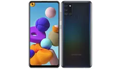 سامسونگ گلکسی A21 S ظرفیت 64 گیگ- 4 گیگ رم (مشکی)-Samsung Galaxy A21 S 64GB (Black) به همراه گلس - شمرون شاپ