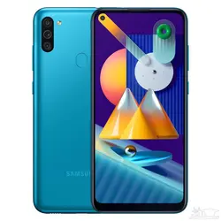 سامسونگ گلکسی M11 ظرفیت 32 گیگ (آبی)-Samsung Galaxy M11 32GB (Blue) به همراه گلس - شمرون شاپ
