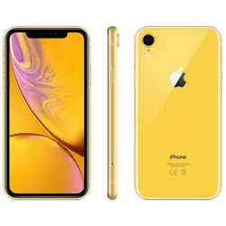 آیفون XR ظرفیت 128 گیگ (زرد) - Iphone XR 128GB (Yellow) به همراه گلس - شمرون شاپ