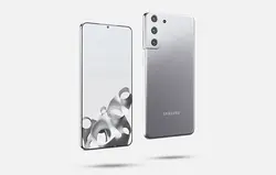 سامسونگ گلکسی S21 پلاس 128 گیگ 5G (نقره ای)-Samsung Galaxy S21 Plus 5G 128GB Mobile Phone(Silver) به همراه گلس - شمرون شاپ