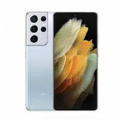 سامسونگ گلکسی S21 اولترا 512 گیگ 5G (اسنپ دراگون نقره ای)-Samsung Galaxy S21 Ultra 5G 512GB Mobile Phone( Snapdragon Silver) به همراه گلس - شمرون شاپ