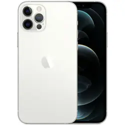 آیفون 12 پرومکس ظرفیت 128گیگ (نقره ای) - (Iphone 12 pro max 128GB (Silver به همراه گلس - شمرون شاپ