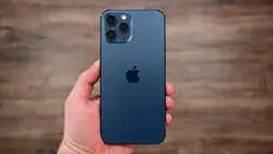 آیفون 12 پرومکس ظرفیت 128گیگ (نقره ای) - (Iphone 12 pro max 128GB (Silver به همراه گلس - شمرون شاپ
