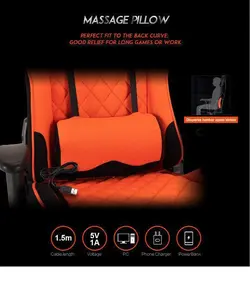 صندلی گیمینگ میشن Gaming Chair Meetion Orange CHR22