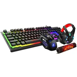 ست کامل لوازم گیمینگ Keyboard Mouse Headset iMice GK-470 - شمرون شاپ
