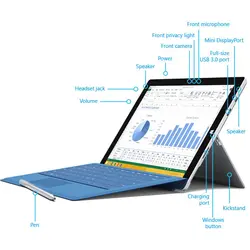 تبلت مایکروسافت استوک Core i5 مدل Surface Pro 3 ظرفیت 128گیگابایت