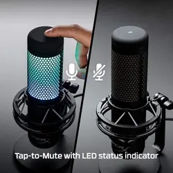 میکروفن هایپرایکس Microphone Hyper X QuadCast S - شمرون شاپ