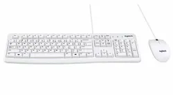 کیبورد و ماوس لاجیتک MK120 با حروف فارسی Keyboard Logitech (مشکی) - شمرون شاپ