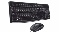 کیبورد و ماوس لاجیتک MK120 با حروف فارسی Keyboard Logitech (مشکی) - شمرون شاپ