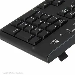 کیبورد و ماوس لاجیتک MK120 با حروف فارسی Keyboard Logitech (مشکی) - شمرون شاپ