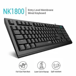 کیبورد رپو مدل NK1800 با حروف فارسی Keyboard Rapoo - شمرون شاپ
