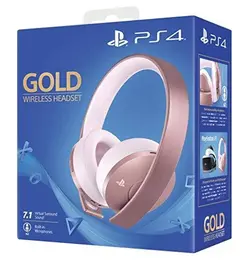 هدست رز گلد پلی استیشن - سری جدید Headset Rose Gold New - شمرون شاپ