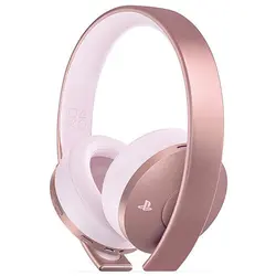 هدست رز گلد پلی استیشن - سری جدید Headset Rose Gold New - شمرون شاپ
